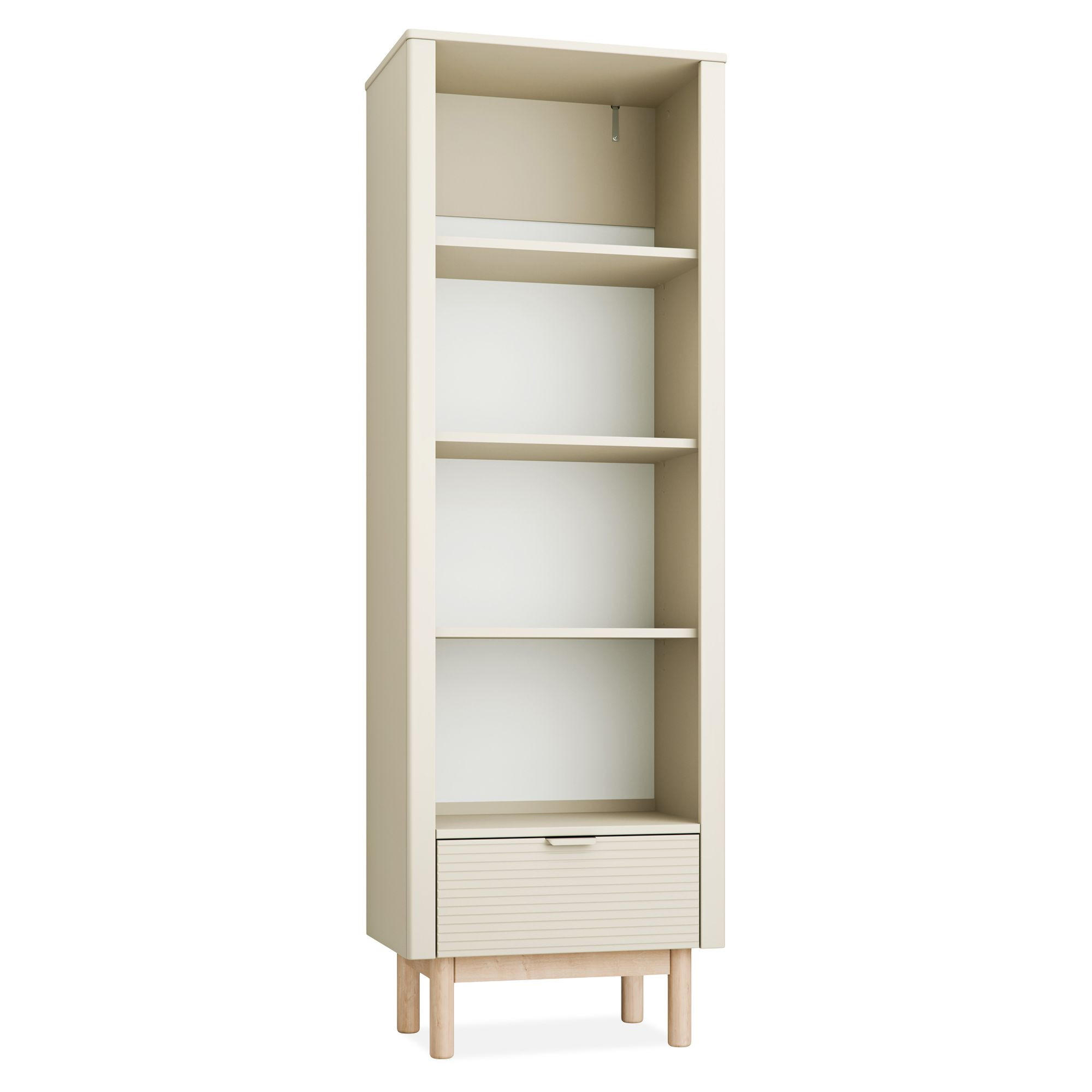BABYREGAL Standregal LOTTI - Beige, Holz (66/198/42cm) - KONSIMO®