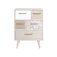 SCHRÄNKCHEN Hellbraun 29/29/58 cm - Hellbraun, Holz (29/58/29cm) - Mobili Rebecca