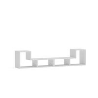 TV-ELEMENT Tetris Weiss - Weiß, Holzwerkstoff (120/40/29.5cm)