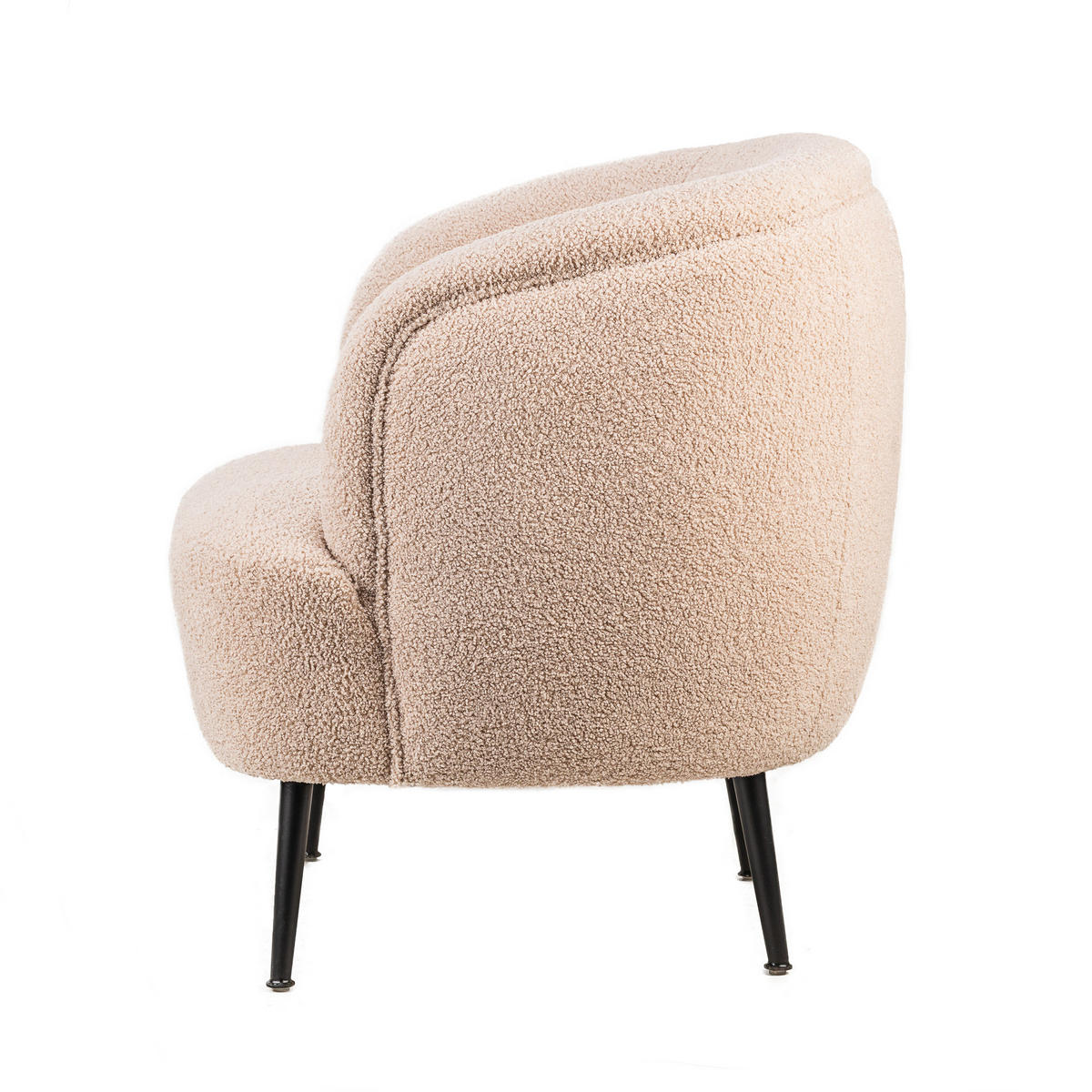 SESSEL Wolle Beige - Beige, Textil (80/80/72cm) - Nordlys