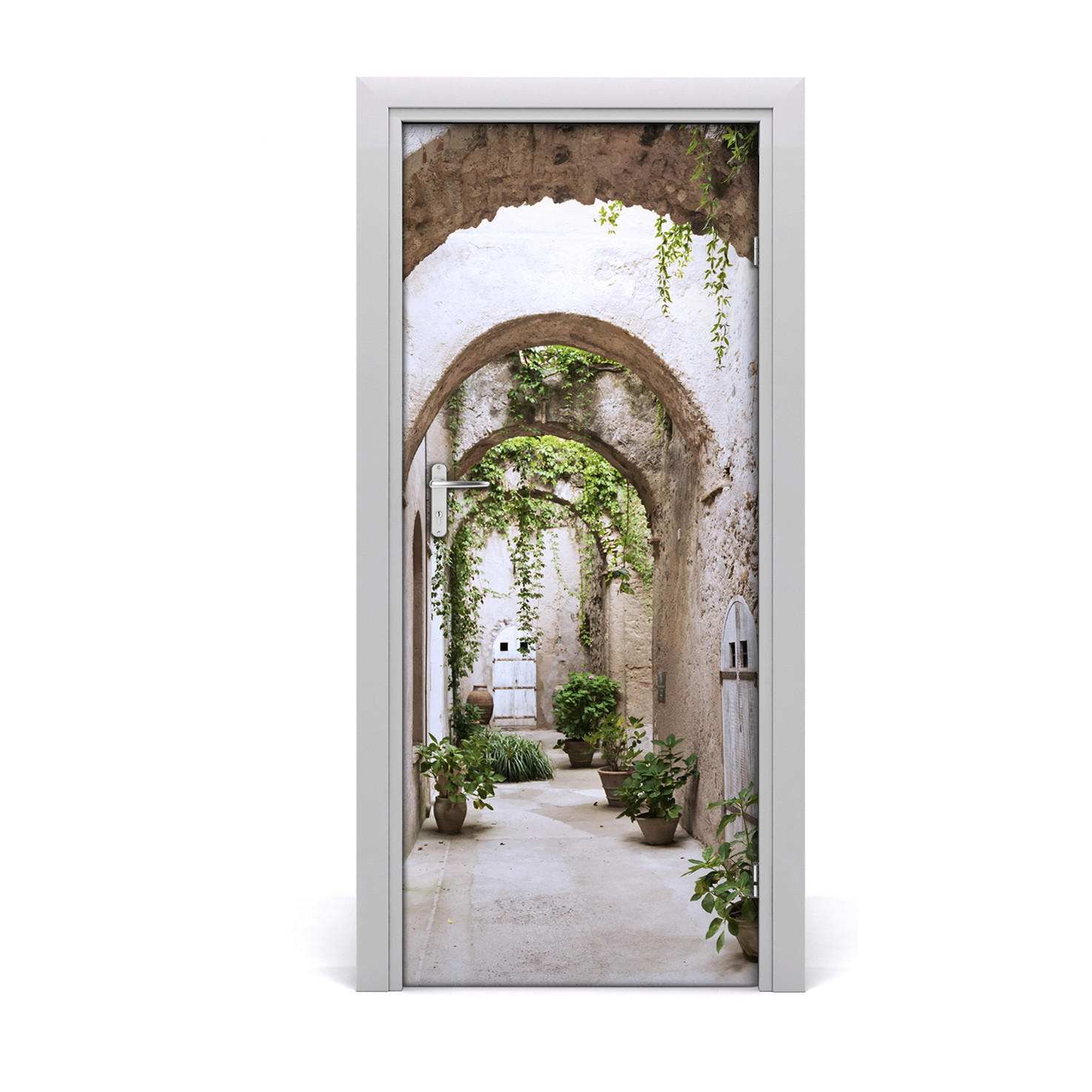 TÜRAUFKLEBER 85x205 cm Dekorativ für Türen - Waldgrün, Kunststoff (85/205/0.01cm) - TULUP