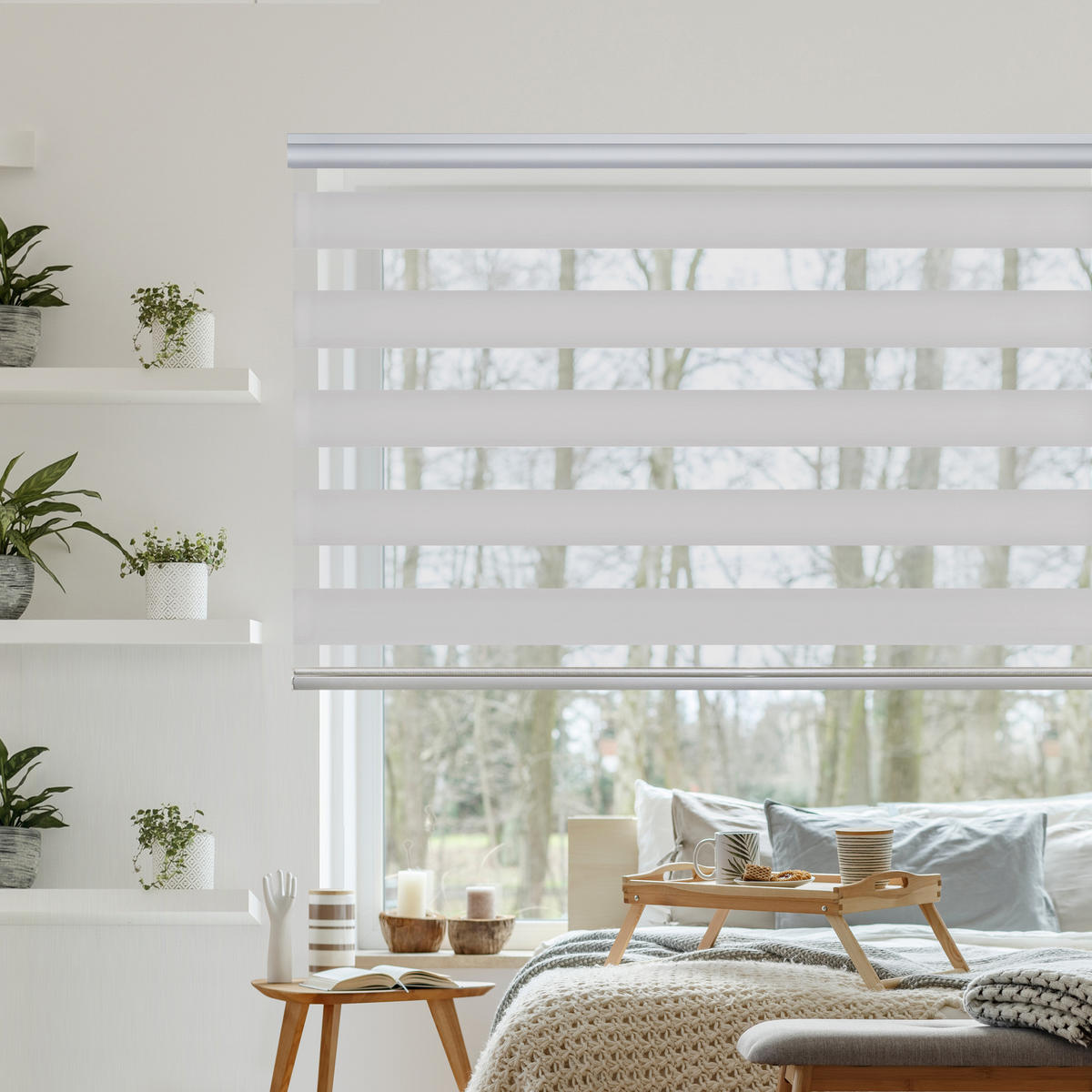 DOPPELROLLO Hellgrau 120x250 cm - Hellgrau, Kunststoff (120/250cm) - STORESDECO