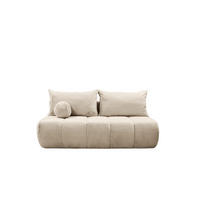 SCHLAFSOFA Anzia - Beige, Holzwerkstoff/Textil (205/97/85cm) - Fun Möbel