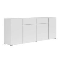 KOMODA Maxis Bijela - bijela, drvni materijal (195/78/40cm) - Petits-meubles