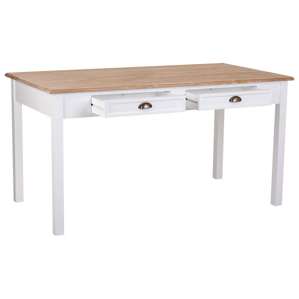 TISCH aus Holz, weiß, 150x80x78cm - Weiß, Holzwerkstoff (80/150/78cm) - Wanderlust
