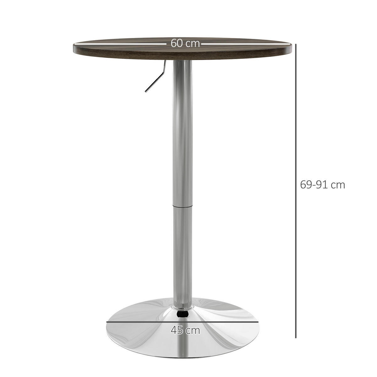 BARTISCH Nussbaum 1 Stück - Nussbaumfarben, Kunststoff (60/60/91cm) - GiPP