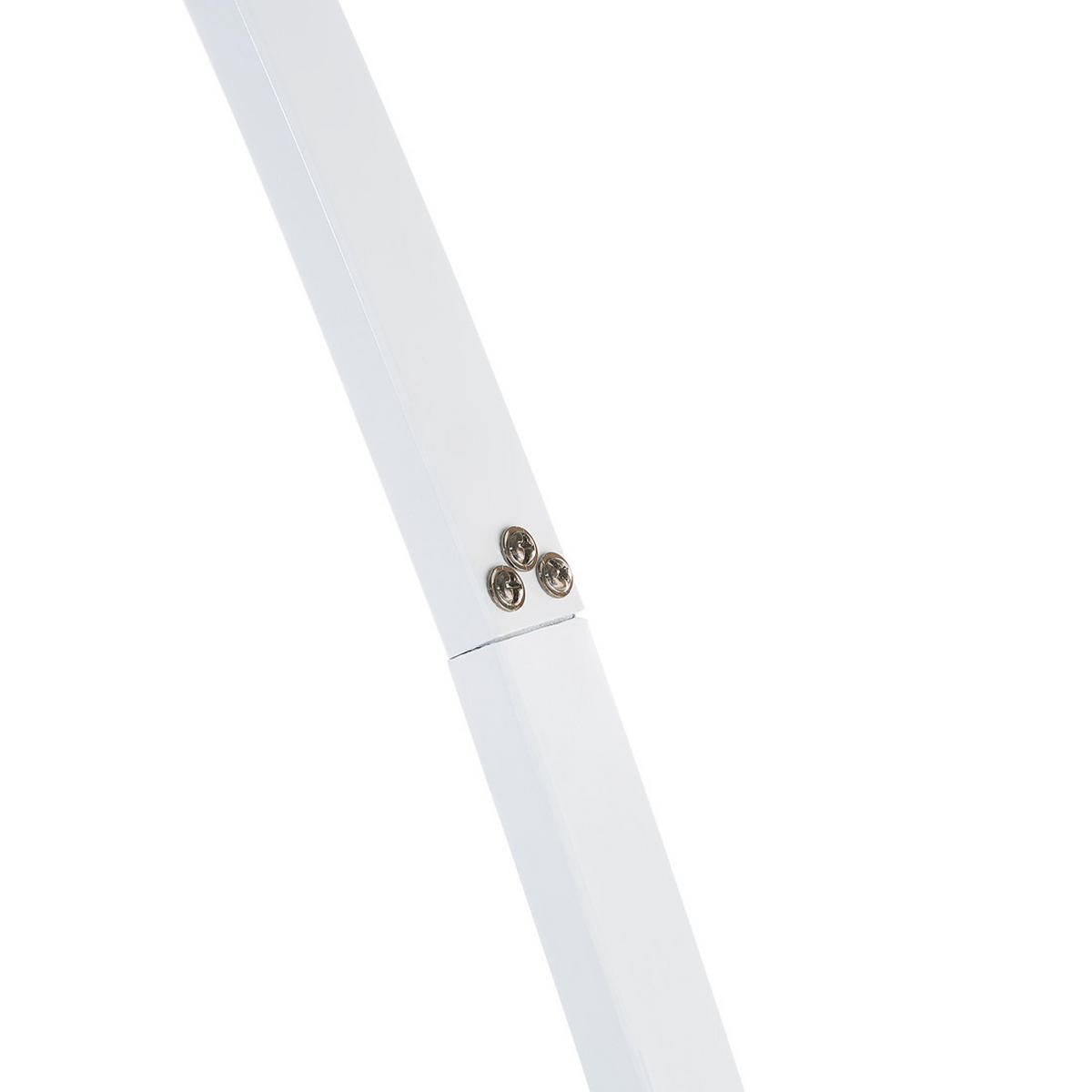STEHLAMPE Benue 50/160/188 cm - Weiß, Metall (50/50/188cm) - Beliani