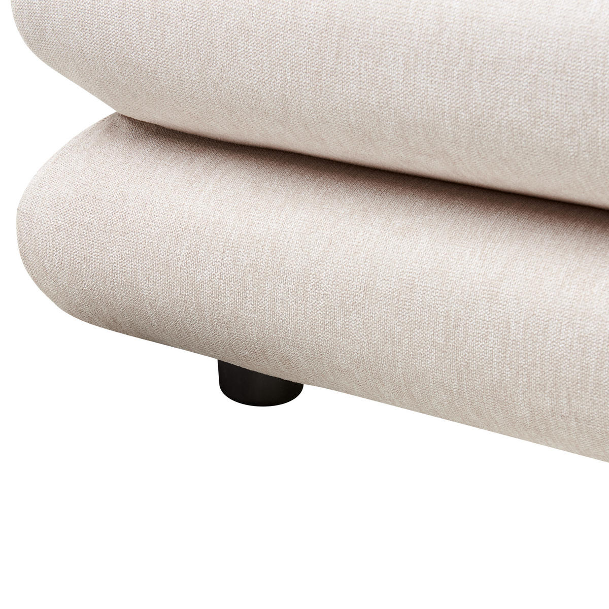 POLSTERBETT mit Lattenrost 160x200 cm Beige Lavardens - Beige, Textil (160/200cm) - Beliani
