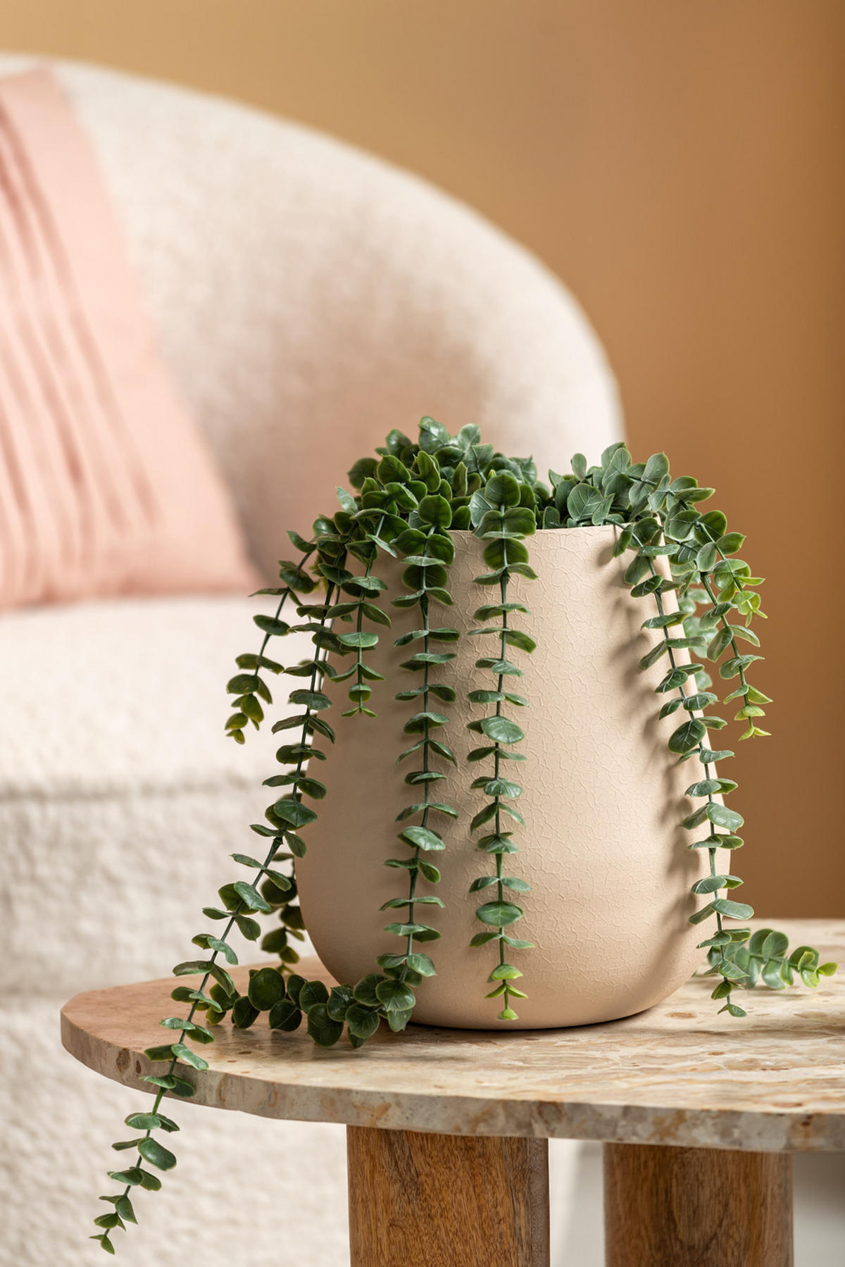 VASE Boaz Grau 22/22/25 cm - Grau, Metall (25cm) - Present Time