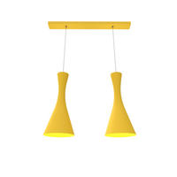 HÄNGELEUCHTE - Gelb, Metall (20/70/120cm) - Lumicom