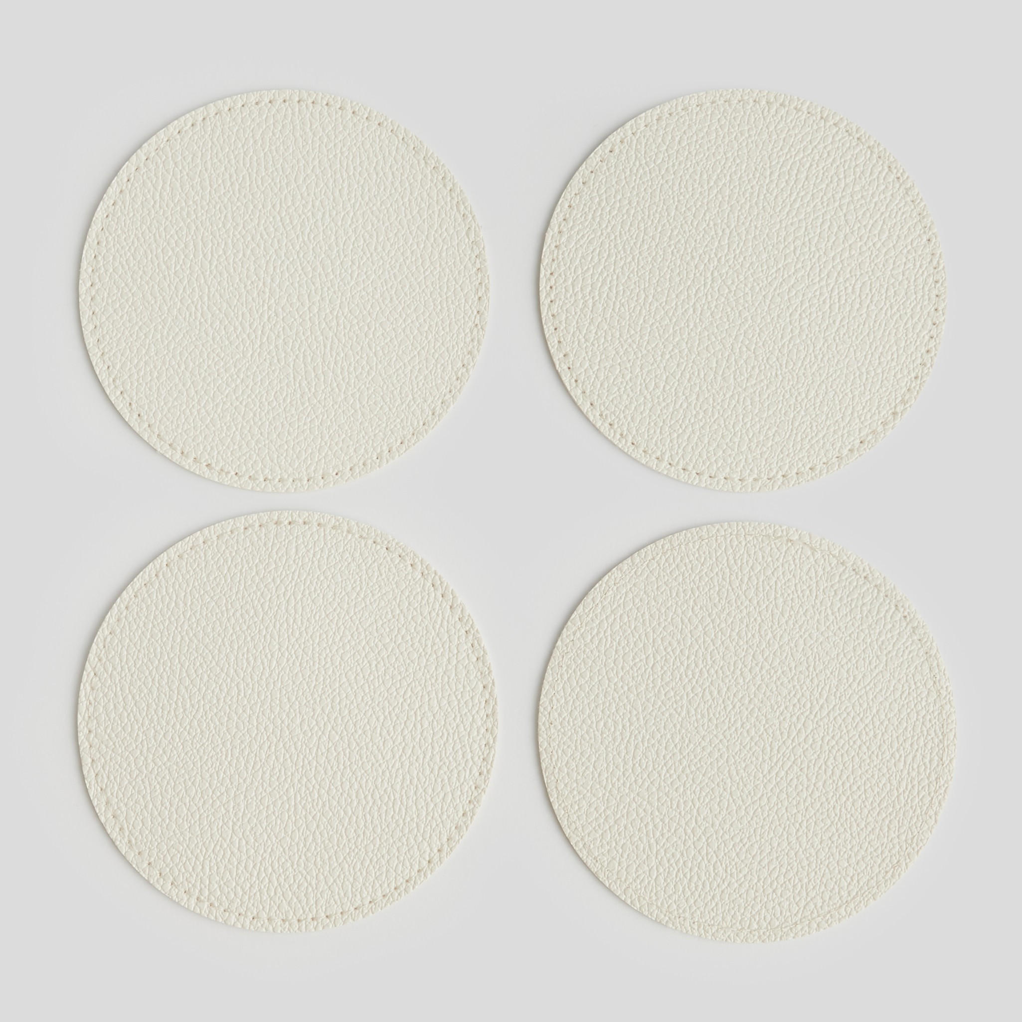UNTERSETZER-SET Olevia - Ecru, Kunststoff (10/10cm) - home&you