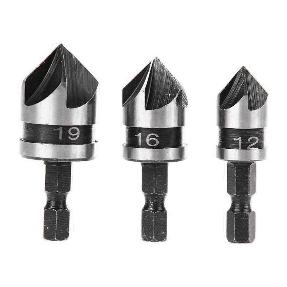 Libraton Bit-Satz，12/16/19 Schwarz 1.9x4.8x1.9 cm