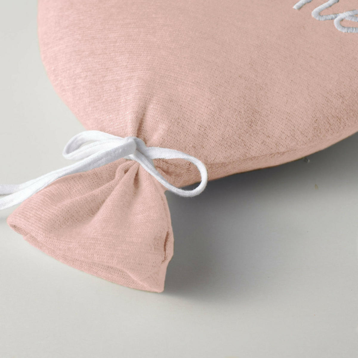 KISSEN Ballon "Welcome Little One" Rosa - Rosa, Textil (30/25cm) - nordic coast company