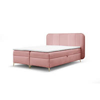 BOXBETT Avery - Rosa, Holzwerkstoff/Textil (160/200cm) - Fun Möbel