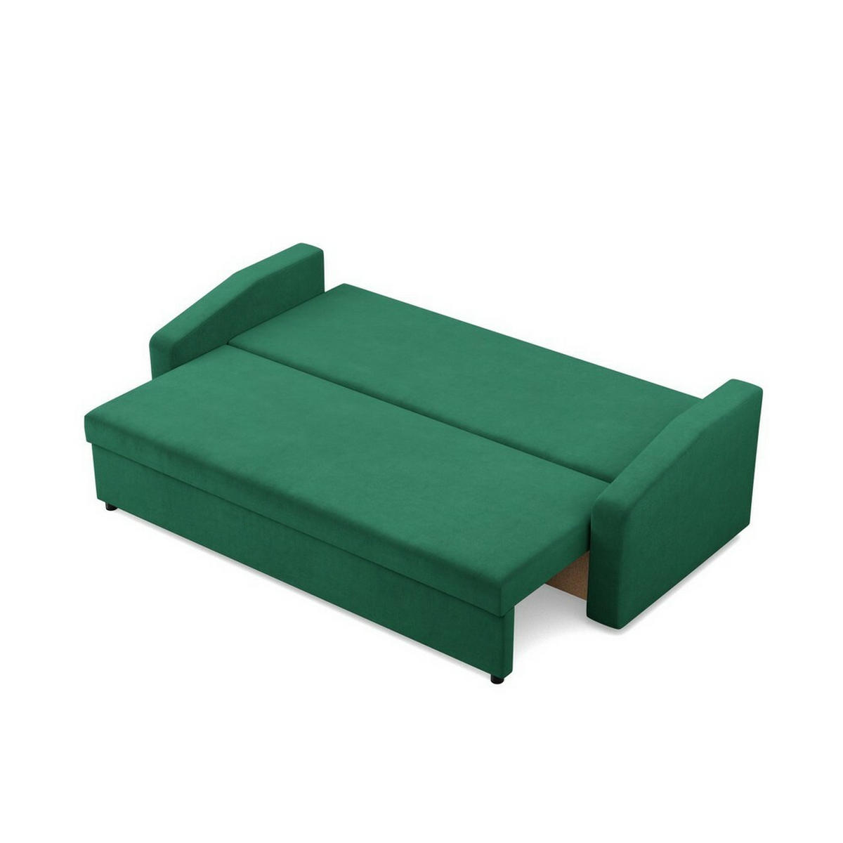 SOFA Neo mit abgeschrägter Armlehnen grün - Grün, Textil (220/92/92cm) - SIMKAM Furniture