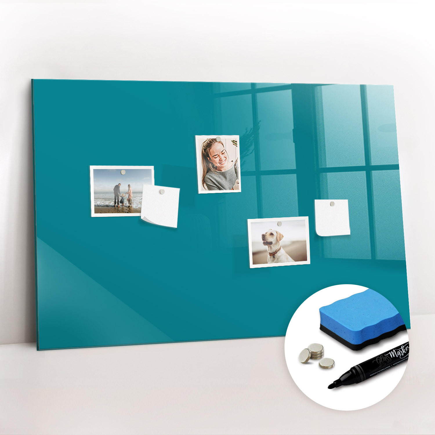 Tulup Magnettafel Mintgrün 90x0.4x60 cm