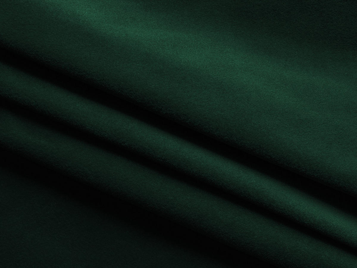 3-SITZER SOFA mit Schlaffunktion Samt Stoff Grün - Dunkelgrün/Schwarz, Textil/Metall (230/86/105cm) - Makamii