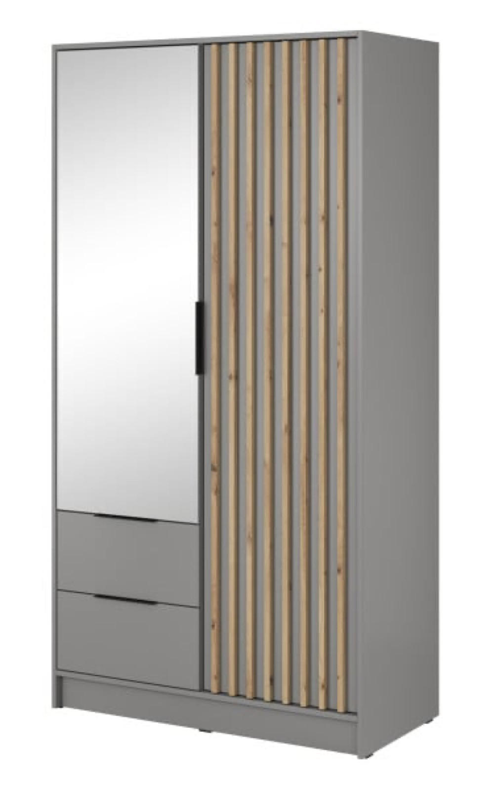 Sepro Meble Schrank Grau 105x200x51 cm
