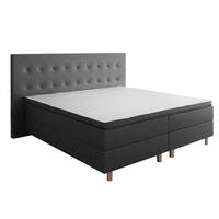 BOXBETT Neo First Class Bett Polsterbett - Graphitfarben, Holz/Holzwerkstoff (160/200cm) - Best For Home
