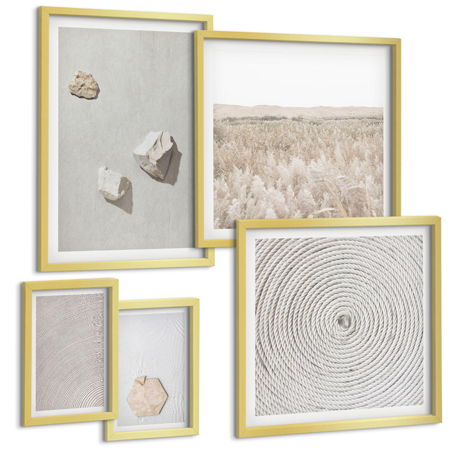 Tulup Bilder Gold 40x60 cm
