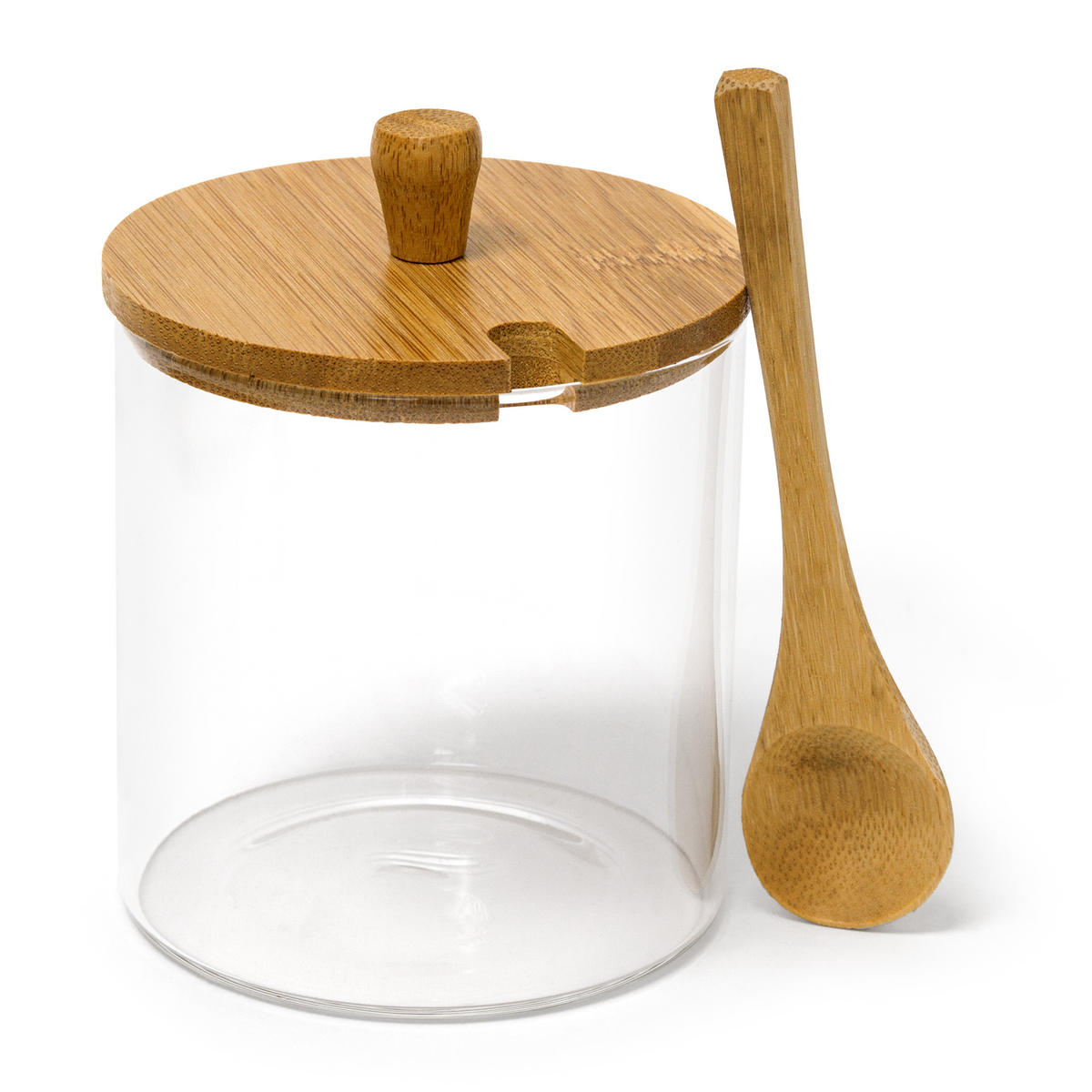 GEWÜRZGLÄSER - Multicolor, Glas/Holz (12/12/31cm) - Relaxdays