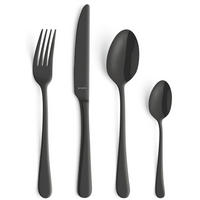 BESTECKSET Austin Vintage Schwarz 24-teilig - Schwarz, Metall