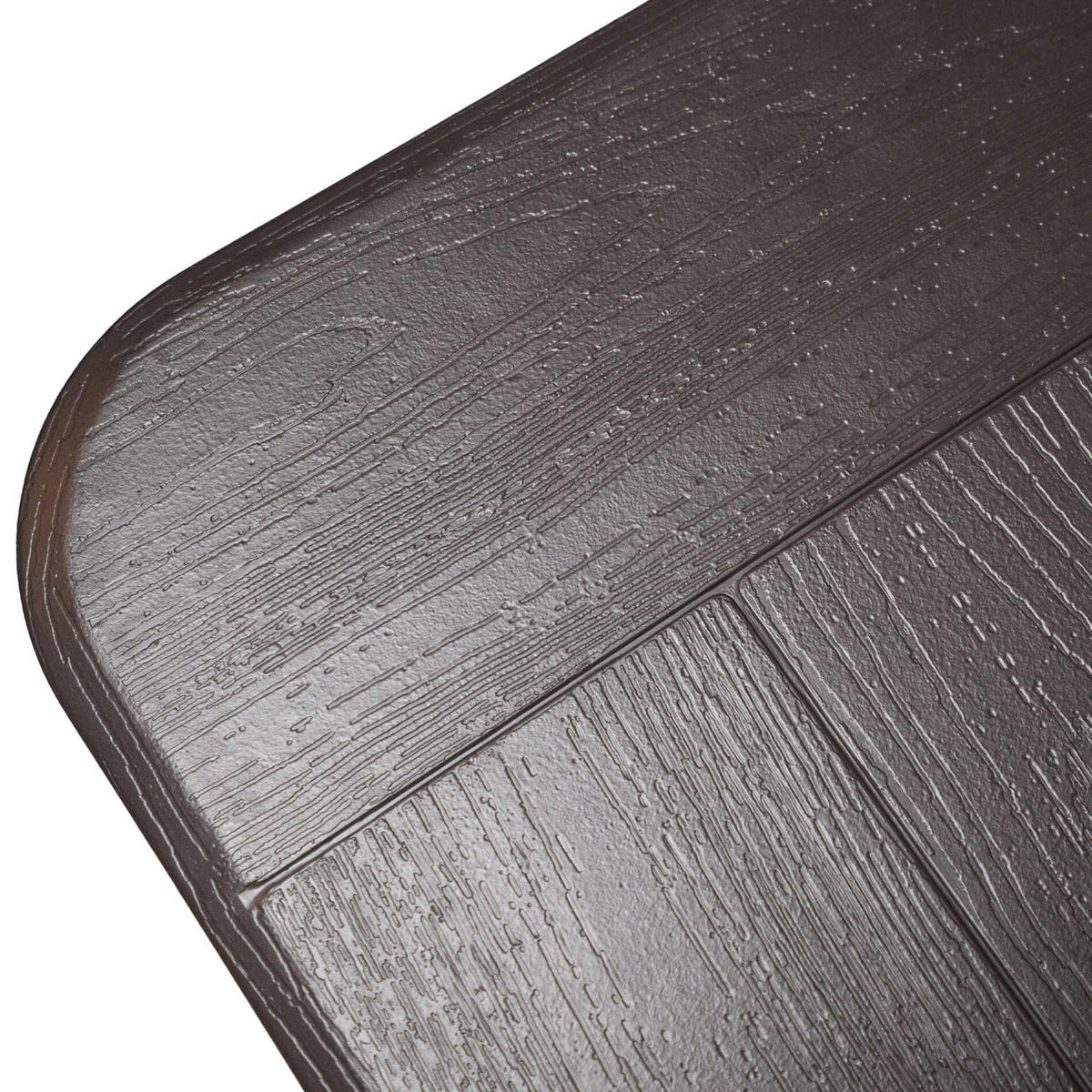 OUTDOOR-TISCH Dunkelgrau Schwarz 180/75/74 cm - Dunkelgrau, Kunststoff (74/180cm)