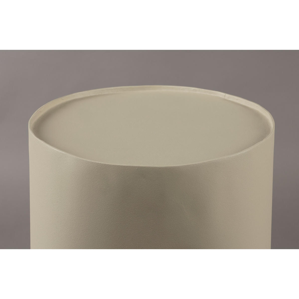 BEISTELLTISCH Sai Rund 30 cm Sand/ Beige - Beige, Metall (30/30/56cm) - Dutchbone