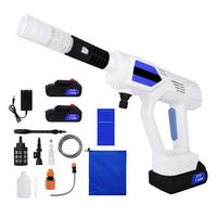 ELEKTRO-HOCHDRUCKREINIGER kabellose, für Makita 24 V Akku, Mit 2 Batterien - Weiß, Kunststoff (45/23cm) - Coonoor