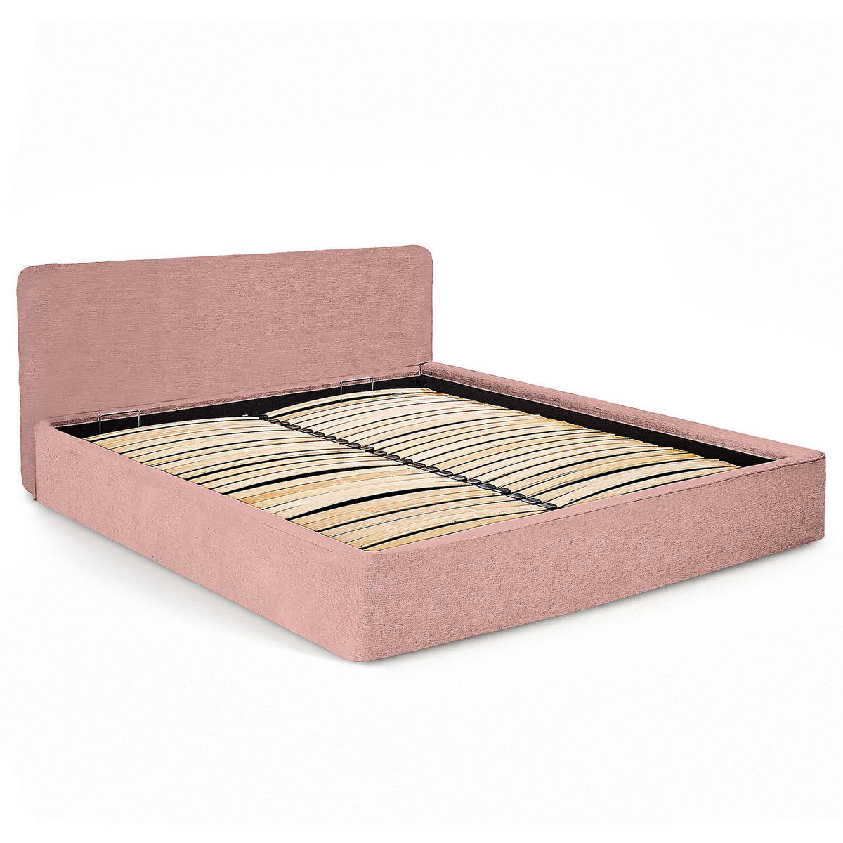 POLSTERBETT - Mauve, Textil (140/200cm) - home24