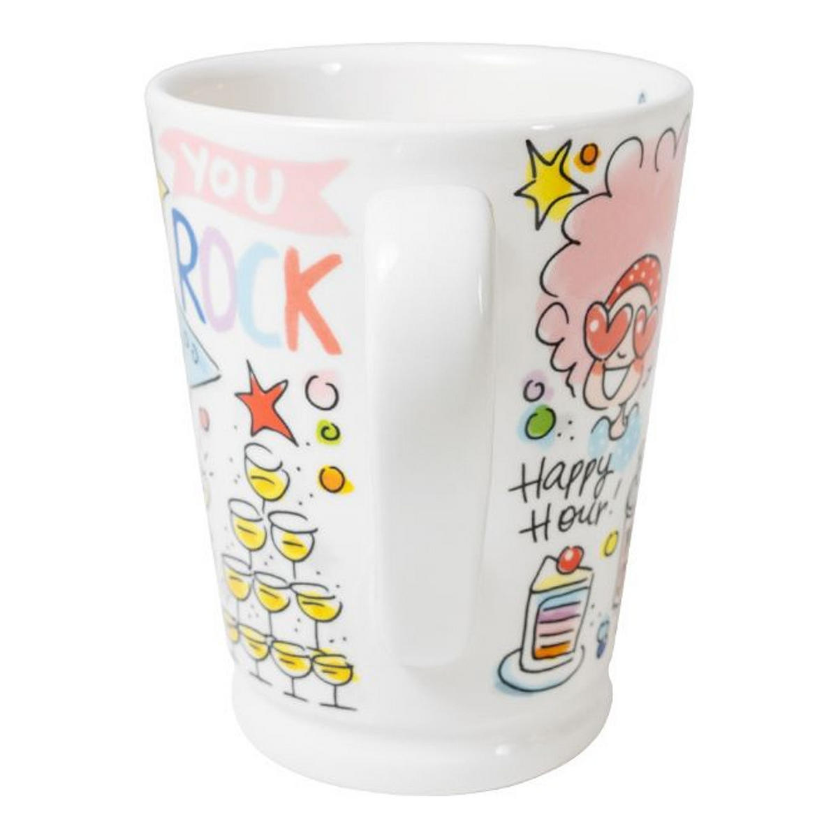 XL-BECHER Glückwunschparty in Bunt - 500 ml - Multicolor, Keramik (0.5L) - Blond Amsterdam