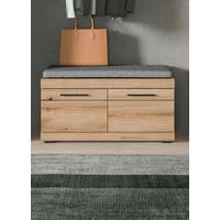 SITZBANK inkl. Sitzkissen SCOUT (B/H/T: ca. 90/44/40 cm) in Evoke Oak Nachbildung/Evoke Oak Nachbildung - Eichefarben, Holzwerkstoff (90/44/40cm)