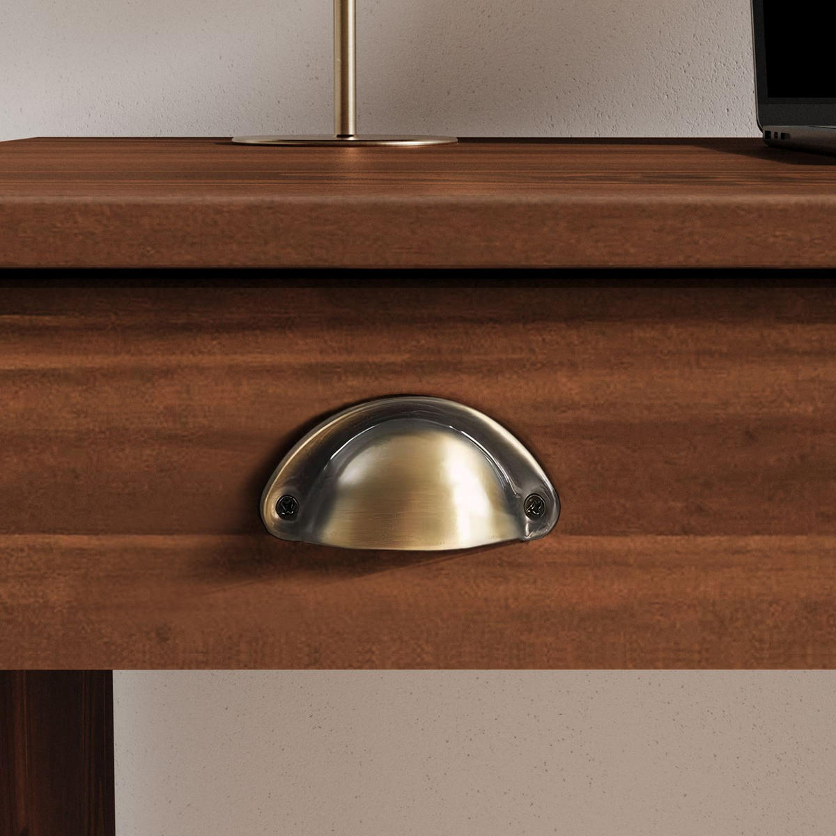 SCHREIBTISCH LANA - Kastanienfarben, Holz (54/114/76cm) - IDIMEX