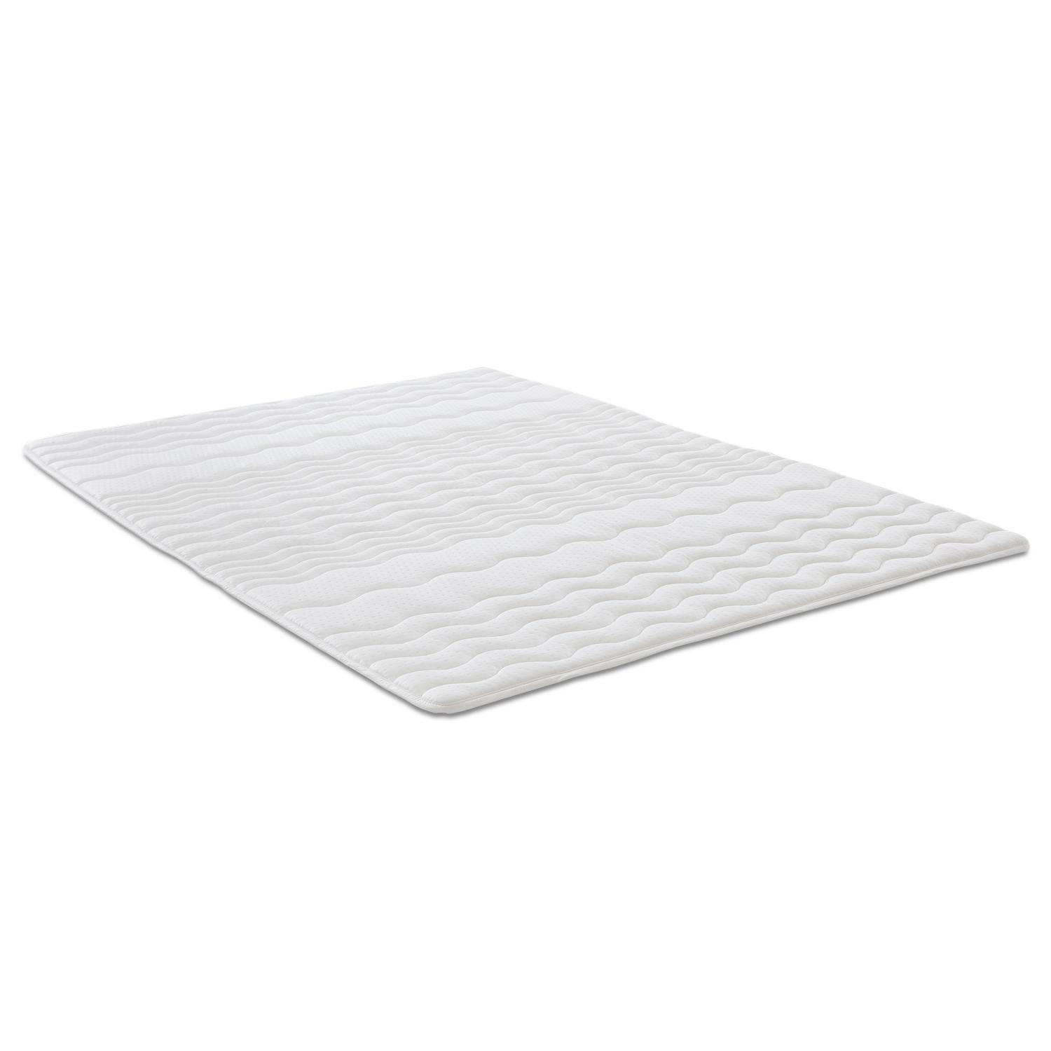 TOPPER Basic 180x200 cm - Weiß, Textil (180/200cm) - Sleezzz