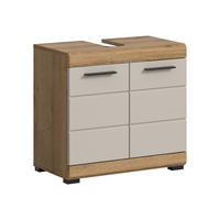 WASCHBECKENUNTERSCHRANK SCOUT (B/H/T: ca. 60/56/34 cm) in Evoak Oak Nachbildung/- - Eichefarben, Holz (60/56/34cm)