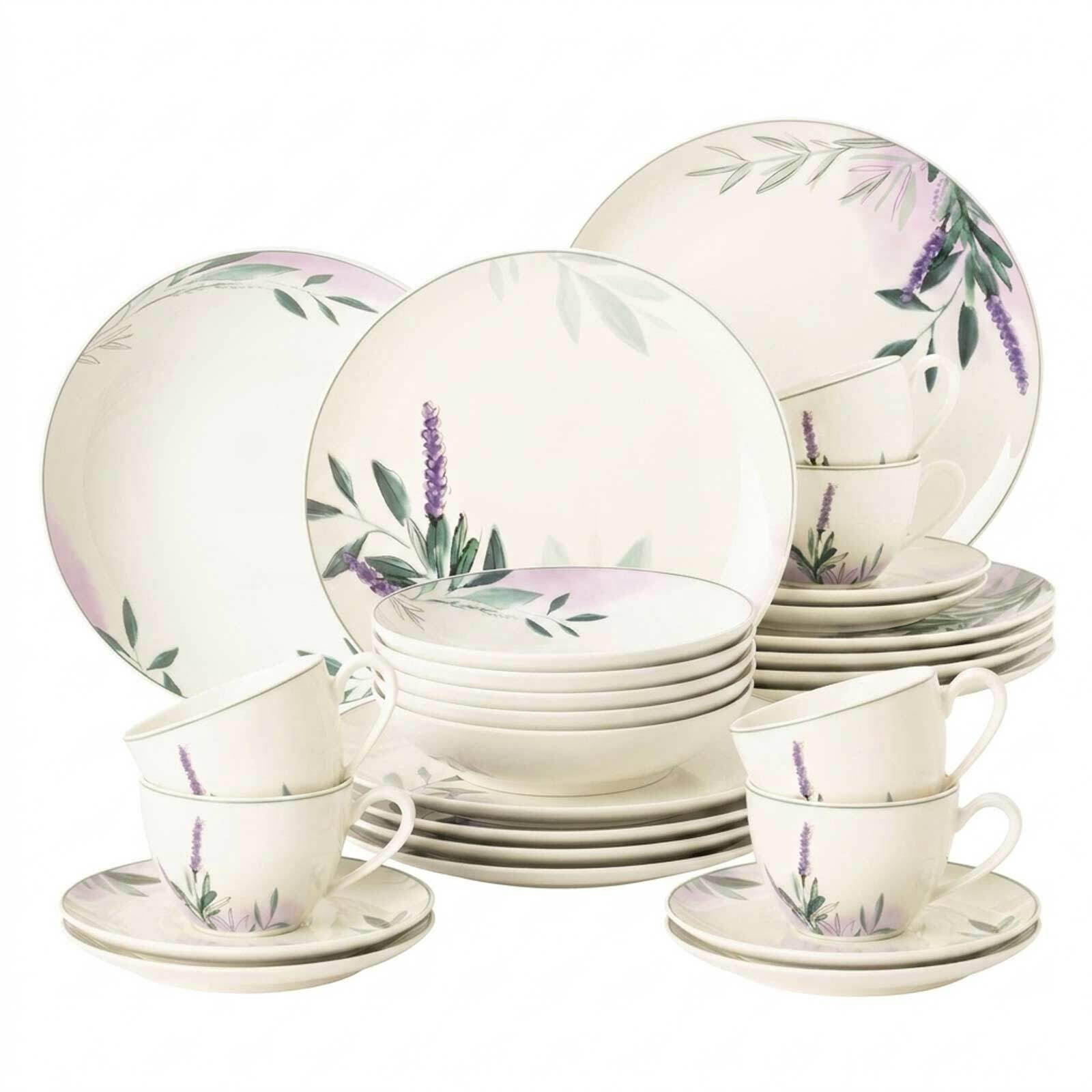 KOMBISERVICE Savona Provence bunt-beige 30er Set - Beige/Multicolor, Keramik (2/2/2cm) - Seltmann Weiden