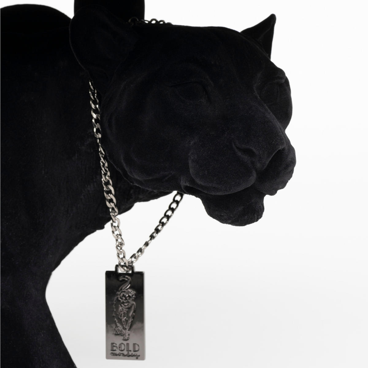 COUCHTISCH Dope As Hell Panther Schwarz - Schwarz, Naturmaterialien (90/40/42cm) - Bold Moneky