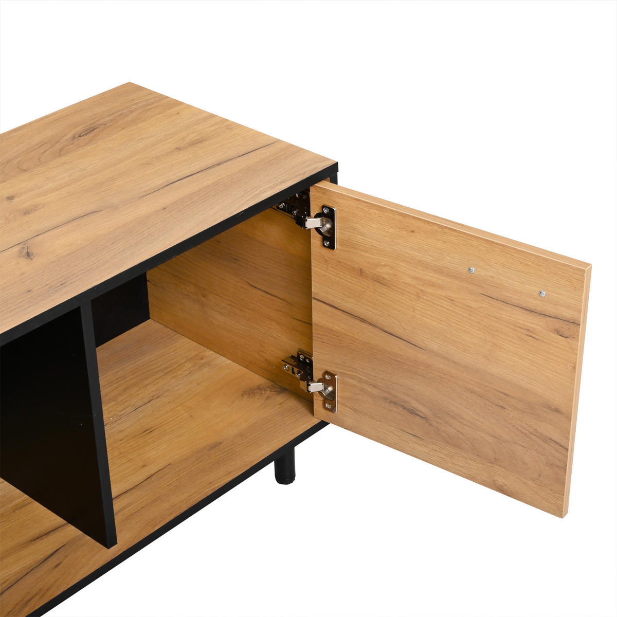 TV-LOWBOARD 180x32.5x50 cm 3 Schränke 1 Schublade 5 Beine - Multicolor, Holzwerkstoff (32.5/50/180cm) - FLIEKS