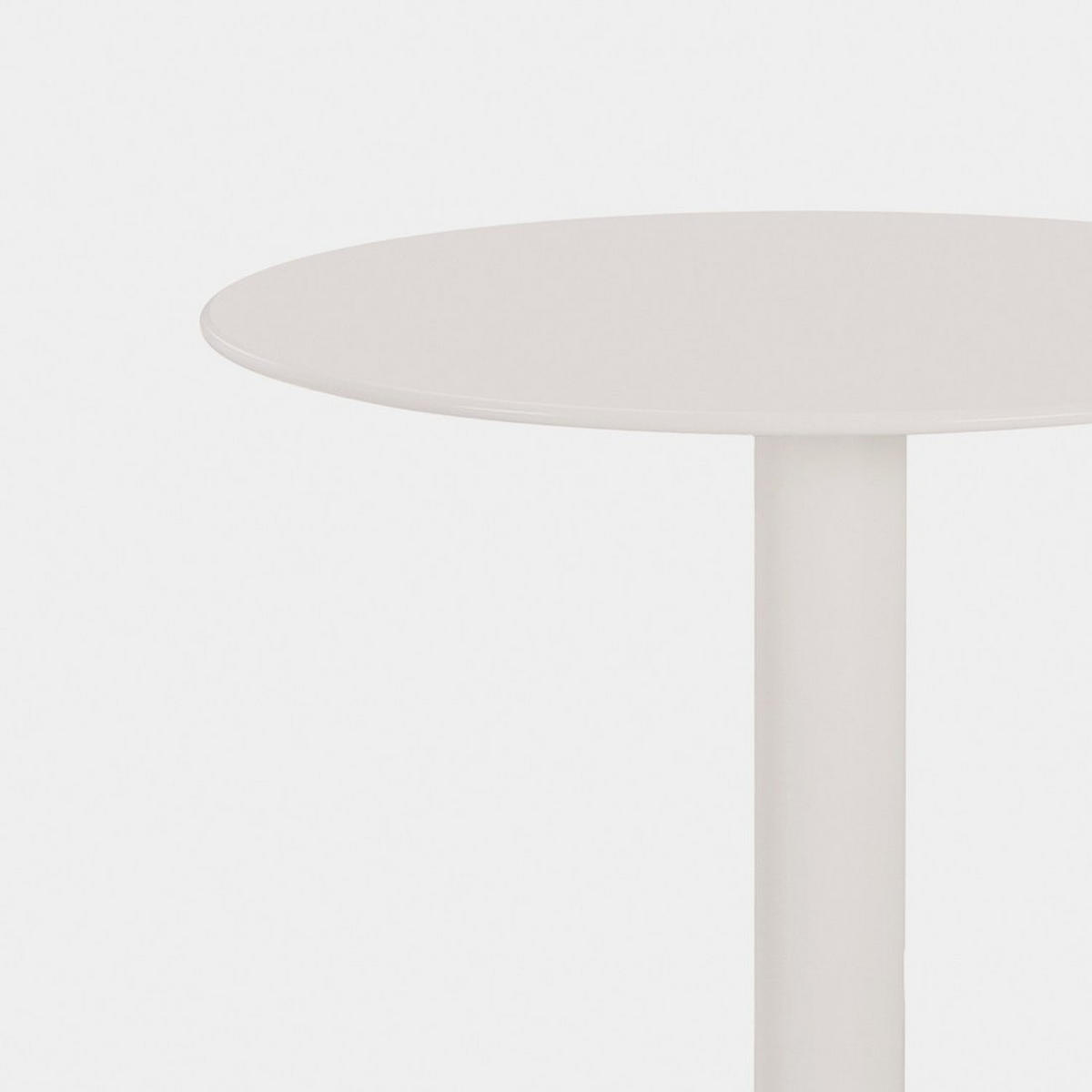 ESSTISCH Thule Beige 60 cm x 76 cm - Beige, Metall (60/60/76cm) - Klast Home