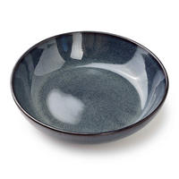SCHALE Basic Nature Blau 27/27/3 cm Keramik - Dunkelblau, Keramik (27cm) - Mondex