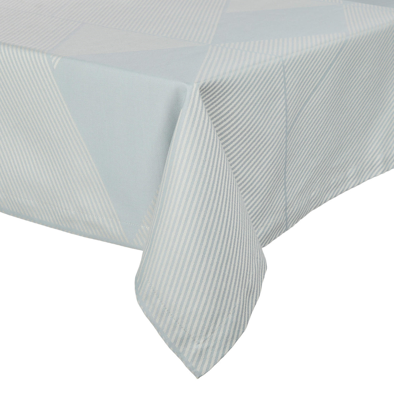 TISCHDECKE Metronomy - Hellblau, Textil (160/300cm) - BUTLERS