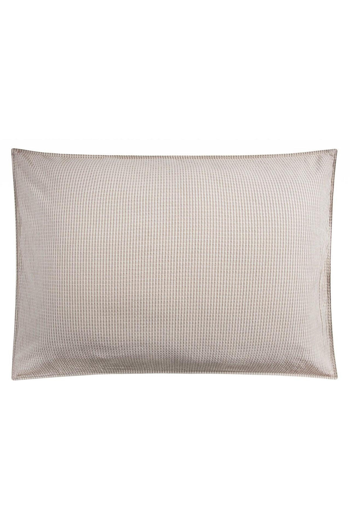 KOPFKISSENBEZUG Barcelona 2er set, 50x75 cm, Baumwolle, Beige - Beige, Textil (50/75cm) - SOWL