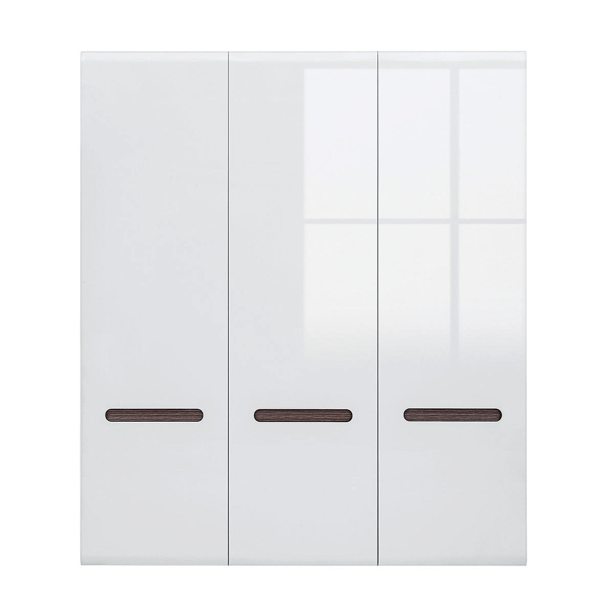 SCHRANK 3 Türen Darrel Weiß - Weiß, Holzwerkstoff (180/210/57cm) - Petits-meubles