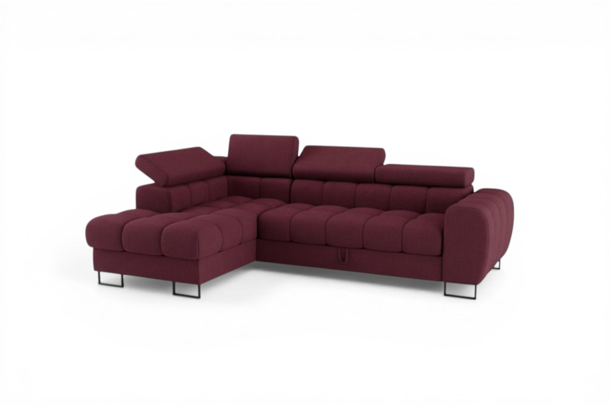 Fun Möbel Ecksofa Rot 260x170 cm