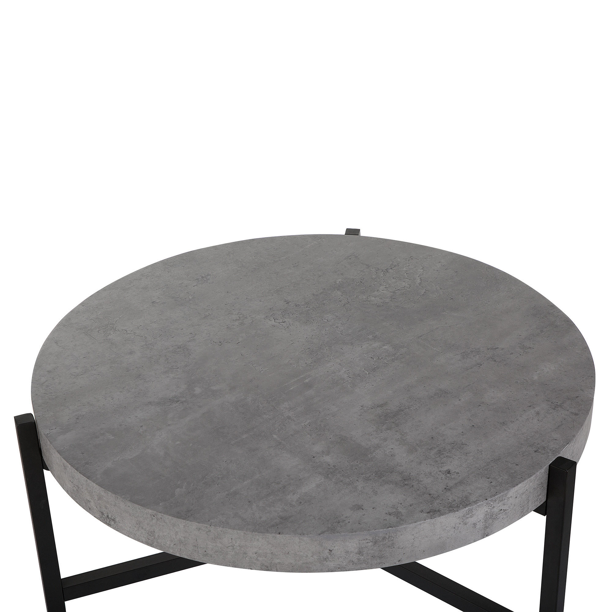 COUCHTISCH grau/Betonoptik 70 cm Bonita - Grau, Holzwerkstoff (70/70/42cm) - Beliani