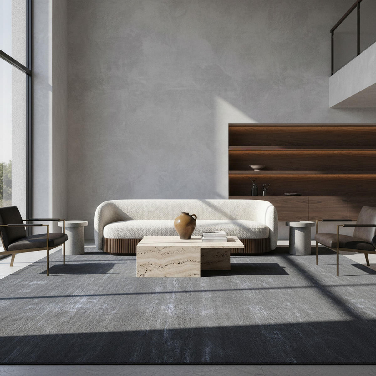 TEPPICH Kurzflor Uni-Farbe Microfaser Antirutsch Wohnzimmer waschbar Grau Rechteckig 240x340 - Grau, Textil (240/340cm) - KADIMA DESIGN