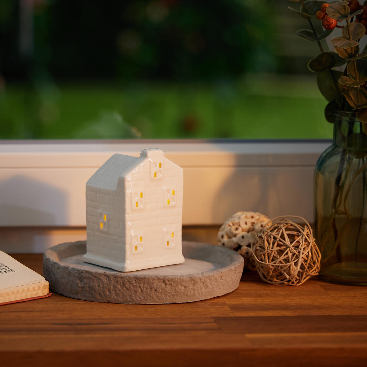 Weiß, Keramik (11cm) - Relaxdays