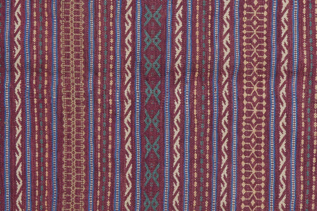 KELIM-TEPPICH handgewebt Kordi Violett 238/170 cm Schurwolle - Violett, Textil (170/238cm) - Looma