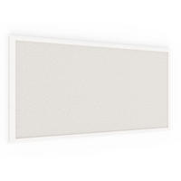 PINNWAND, Korktafel in weiß, 80x40 cm, Holzrahmen - weiß lackiert - Weiß, Holz (80/40/1.5cm) - ALLboards