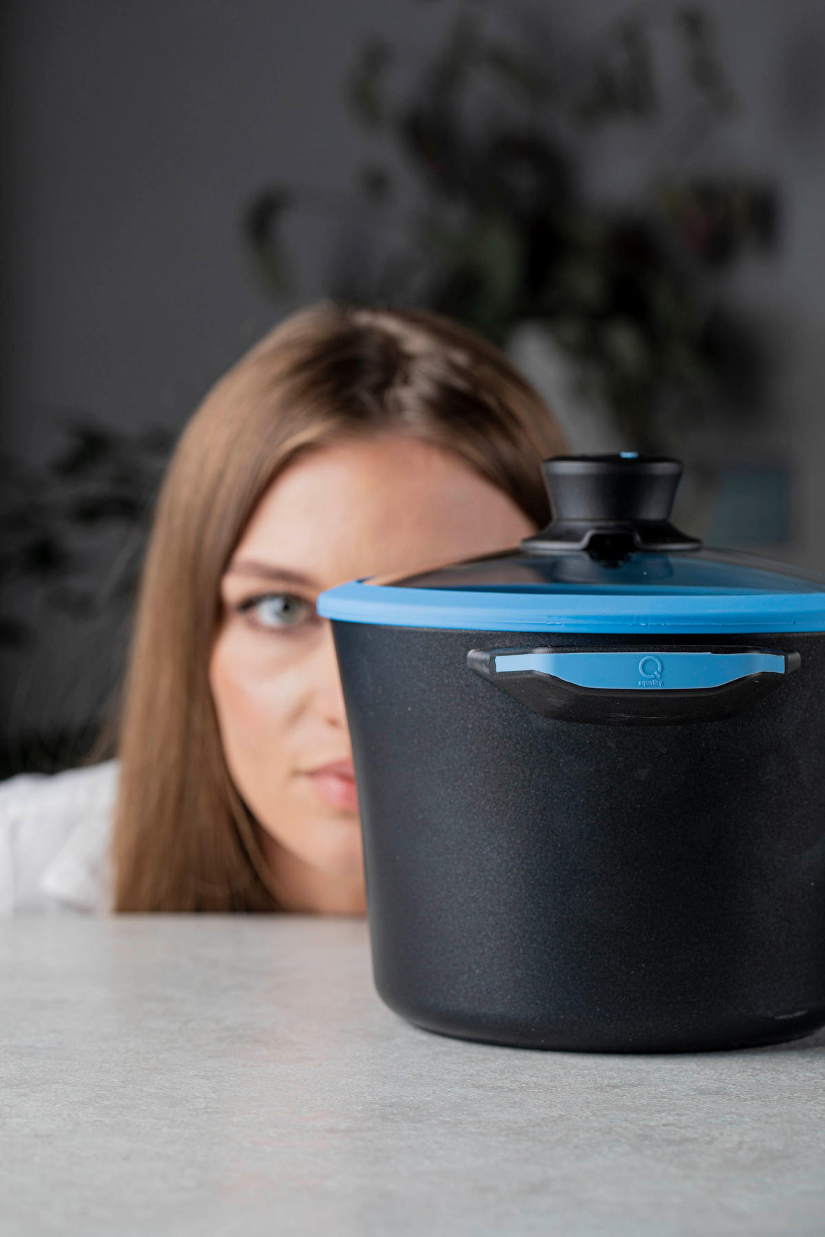 KOCHTOPF INDUKTION ⌀24cm - BLAU - Blau, Kunststoff/Metall (24cm) - Gastrolux